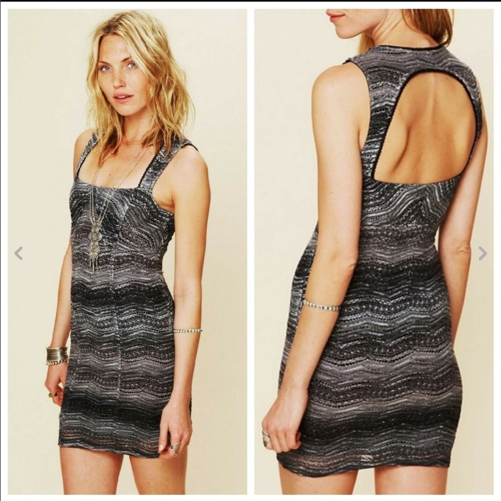 Free people new with tags lace bodycon dress